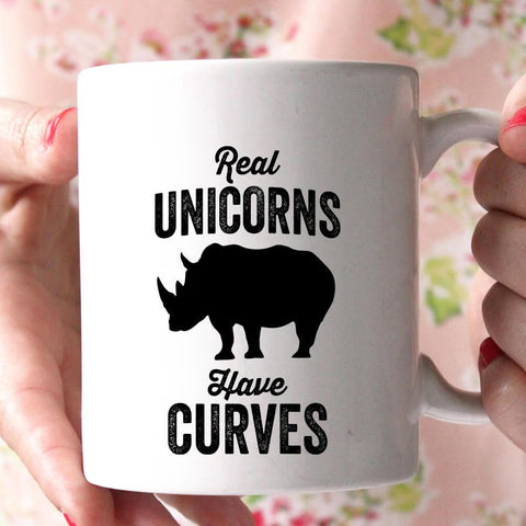 real unicorns have curves coffee mug - Shirtoopia