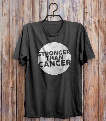 Stronger Than Cancer T-shirt Black 