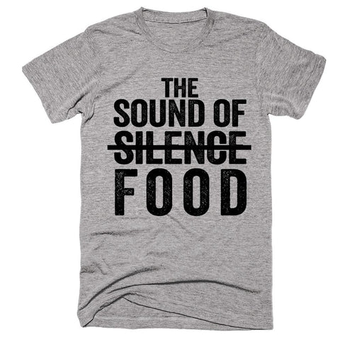 the  sound of  silence Food t-shirt - Shirtoopia
