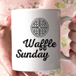 waffle sunday coffee mug - Shirtoopia
